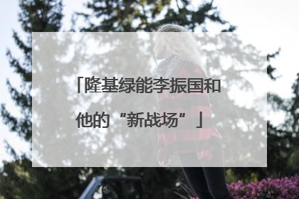 隆基绿能李振国和他的“新战场”
