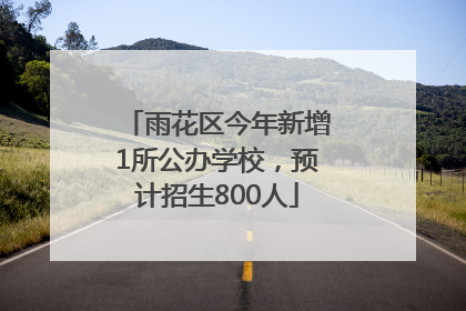 雨花区今年新增1所公办学校，预计招生800人