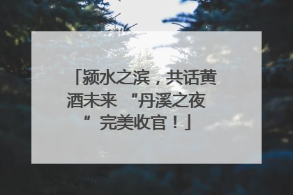 颍水之滨，共话黄酒未来 “丹溪之夜”完美收官！
