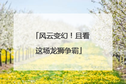 风云变幻！且看这场龙狮争霸