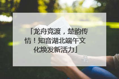 龙舟竞渡，楚韵传情！知音湖北端午文化焕发新活力