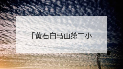 黄石白马山第二小学9月开学，1年级按对口学区招生