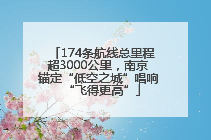 174条航线总里程超3000公里，南京锚定“低空之城”唱响“飞得更高”