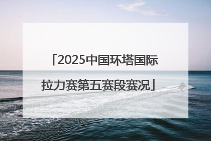 2025中国环塔国际拉力赛第五赛段赛况