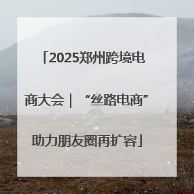 2025郑州跨境电商大会｜“丝路电商”助力朋友圈再扩容