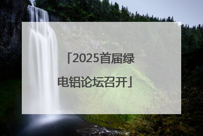 2025首届绿电铝论坛召开