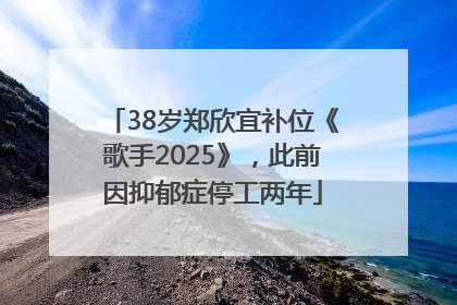 38岁郑欣宜补位《歌手2025》，此前因抑郁症停工两年